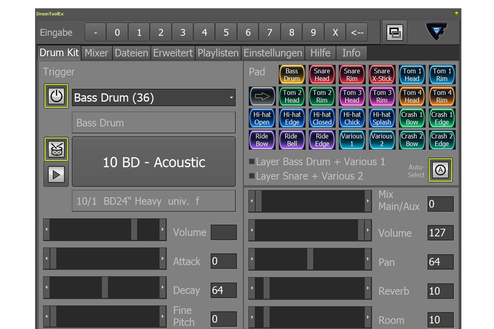 DrumToolEx - Screen shot